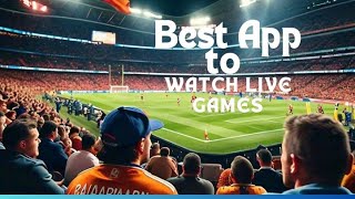 THE BEST APP TO WATCH LiVE FOOTBALL MATCHES EUROS amp COPAAMERICA etc [upl. by Latta384]