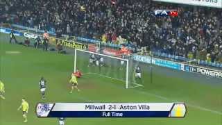 Millwall 21 Aston Villa  The FA Cup 4th Round 2013 [upl. by Ijuy21]