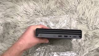 HP EliteDesk 800 G6 Mini Desktop Computer Unboxing [upl. by Lengel274]