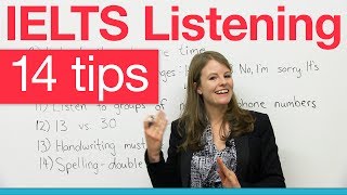 IELTS Listening  Top 14 tips [upl. by Sosanna]