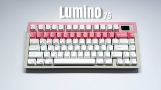 LUMINO75 75 Keyboard  Unboxing amp Sound Test [upl. by Enytnoel]