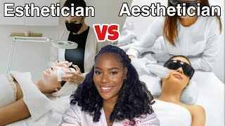 AESTHETICIAN VS ESTHETICIAN  WHATS THE DIFFERENCE  UPDATED INFO [upl. by Thapa]