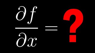 Partial Derivatives in 43 Seconds [upl. by Eanrahs134]