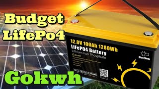 GOKWH 128v 100ah Lifepo4 Bluetooth Solar Battery  budget battery review [upl. by Jocelyne]