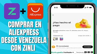 Cómo COMPARAR En ALIEXPRESS Desde Venezuela Con ZINLI [upl. by Adnirol]