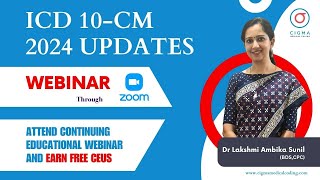 ICD 10 CM 2024 Coding Changes  Webinar [upl. by Ttegirb]