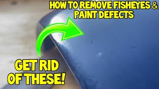 How to fix paint defects in 3D prints  removing fish eyes amp craters in clear coat  paint repair [upl. by Pratte]