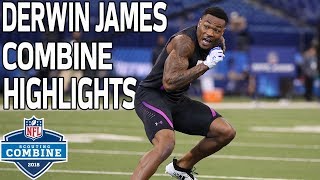 Derwin James Puts Up Solid Numbers During Workout  NFL Combine Highlights [upl. by Bernadene]