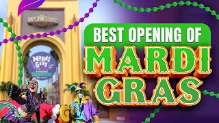 Opening Day of Mardi Gras at Universal Studios [upl. by Furgeson795]