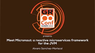 Meet Micronaut a reactive microservices framework for the JVM [upl. by Hedelman]