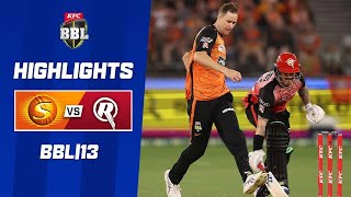 Perth Scorchers v Melbourne Renegades  BBL13 [upl. by Lrac]