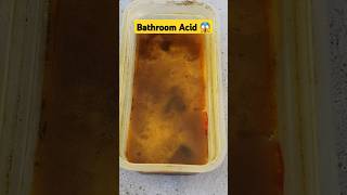 Bathroom Acid VS Chain 😱 Its Very Dengerous 🥵 acid shortsfeed experiment viralshorts [upl. by Lyndes]