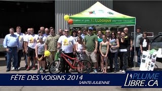 Fête des voisins 2014  SainteJulienne [upl. by Thinia]