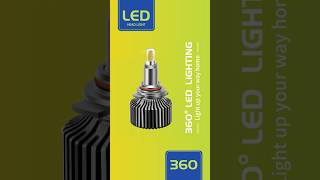 LED car headlight factory headlight lowvoltage testledheadlight360ledled360ledheadlightbulb [upl. by Fisken]