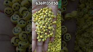 Smiley Beads6369135850 charmsshortsbraceletbraceletmakingbeadstrendingviral [upl. by Yramesor]