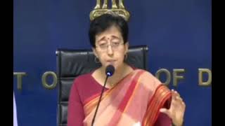 Delhi UPSC coaching center screen Atishi Marlena Singh  education minister of delhi  upsc [upl. by Ard]