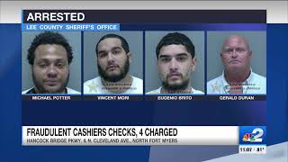 4 men arrested in massive Florida bank fraud ring [upl. by Bergmann428]