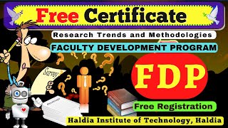 Free FDP with Certificate  Research Trends  Research Methodologies  Teaching and technology [upl. by Abell]