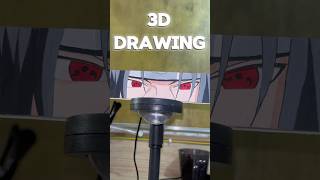 I Spent 100 Hours 3D Drawing Itachi Uchiha [upl. by Kehsihba604]