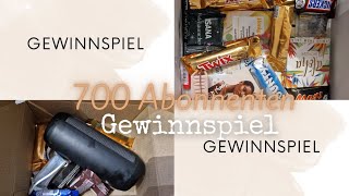 700 Abonnenten Gewinnspiel [upl. by Doro954]