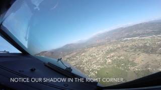 Circling approach Ajaccio Corsica AJA LFKJ [upl. by Krahmer646]