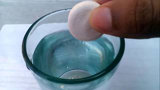 How Effervescent Tablets Dissolve in Water [upl. by Hembree]