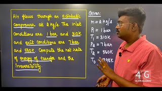 Net Rate of energy transfer and irreversibility in Tamil  Engineering Thermodynamics ME3391 Unit 3 [upl. by Tlok305]