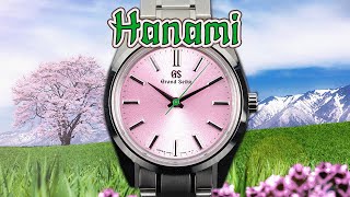 New Midsize Grand Seiko Releases and the SBGW313quotHanamiquotViewing of Cherry Blossoms Review watch [upl. by Ailam]