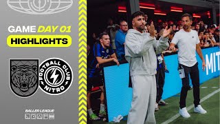 NaderDebüt und Prince Boateng spielt  Käfigtiger vs Nitro  Highlights Baller League  Gameday 1 [upl. by Trella]