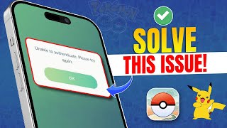 How to Solve Pokemon Go Failed to Authenticate Error  Pokemon Go Error Unable to Authenticate [upl. by Woodall]