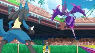 Lucario vs Naganadel English Dub Ash vs Kukui Full Battle Pokemon Sun Moon HD 1080p [upl. by Clova987]