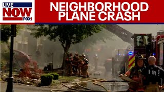 BREAKING plane crashes into Oregon neighborhood  LiveNOW from FOX [upl. by Nolos]