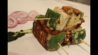 Malai Paneer Tikka  Sanjeev Kapoor Khazana [upl. by Oinigih]