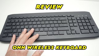 Review of the Onn Wireless Keyboard [upl. by Adian]