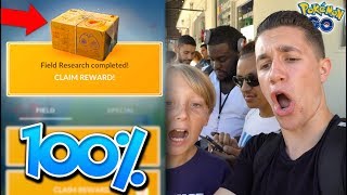 QUEST TO RESEARCH BREAKTHROUGH BOX 100 PERFECT MON  IMPORTANT ANNOUNCEMENT Pokémon GO [upl. by Eselrahc993]