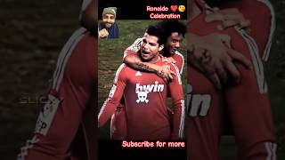 Ronaldo celebration goal  Siuu agressive ❤️​ realmadrid​ celebration​ goal​​ fyp​ viral​ [upl. by Ontina]