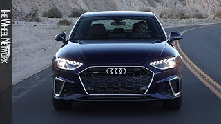 2020 Audi A4  Navarra Blue Metallic  Driving Interior Exterior US Spec [upl. by Eiboj]