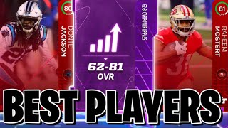 THE BEST PLAYERS TO USE THE 6281 OVERALL POWER UP PASS ON  MADDEN 22 ULTIMATE TEAM [upl. by Lauder999]