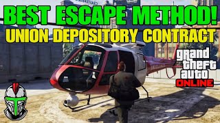 Best Escape Method Union Depository Contract GTA Online [upl. by Ahselak]