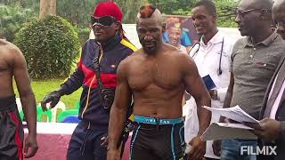 MOSES GOLOLA VS KASUMALI Official WeighingFight For Tomoro Jan 1 2024 Forest Park Makindye [upl. by Triplett]