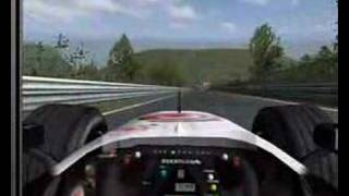 F1 2005 onboard Nordschleife rFactor [upl. by Radnaxela]