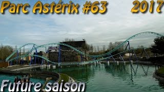 Deanrell au Parc Astérix 63  Rôdage de la future saison [upl. by Ahsikit]