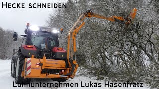 NEU Steyr Expert 4100 CVT  Mulag Hecke schneiden  Lohnunternehmen Lukas Hasenfratz [upl. by Sloan]