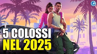 5 GROSSI GIOCHI in uscita nel 2025 sì ovviamente cè GTA 6 [upl. by Einotna]