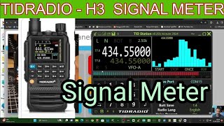 TIDRADIO H3  NEW SIGNAL METER amp SPECTRUM SCOPE [upl. by Ueik]