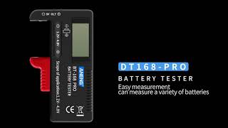 How to use Battery Voltage Tester ANENG BT168 PRO [upl. by Yednarb]