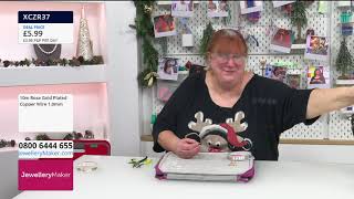 Jewellery Maker  Advent Calender Tutorial 211223  Alison Tarry [upl. by Perot281]