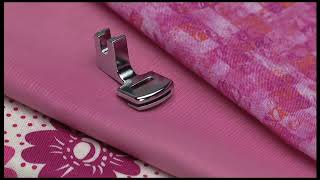 SINGER® Gathering Presser Foot Tutorial [upl. by Ataynek]