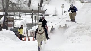 Crazy Winter Sport Skijoring  Season Pass [upl. by Ehrenberg]