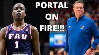 College Basketball PORTAL UPDATE NEW STAR PLAYERS ENTER AS KANSAS  LOUISVILLE MAKE MOVES [upl. by Carine]